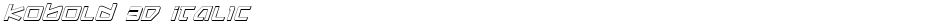 Kobold 3D ItalicDemo