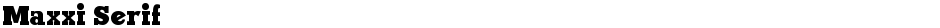 Maxxi SerifDemo