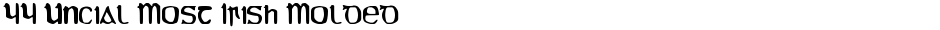 YY Uncial Most Irish MoldedDemo