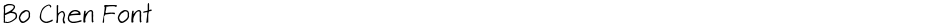 Bo Chen FontDemo