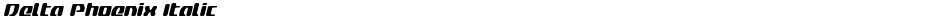 Delta Phoenix ItalicDemo