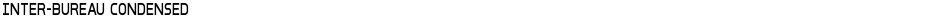 Inter-Bureau CondensedDemo