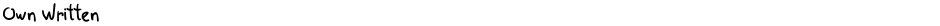 Own WrittenDemo
