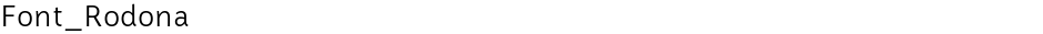 Font_RodonaDemo