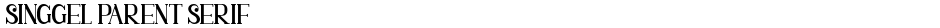 SINGGEL PARENT SERIFDemo