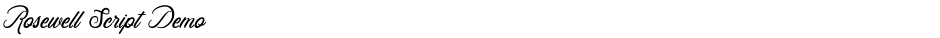 Rosewell Script DemoDemo