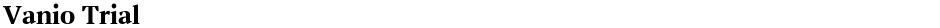 Vanio TrialDemo