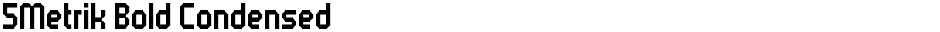 5Metrik Bold CondensedDemo