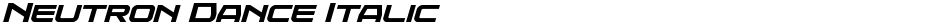 Neutron Dance ItalicDemo