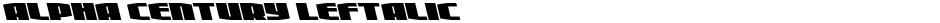 Alpha Century LeftalicDemo