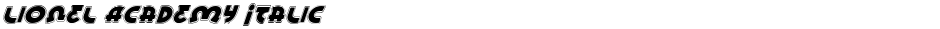 Lionel Academy ItalicDemo
