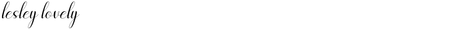 lesley lovelyDemo