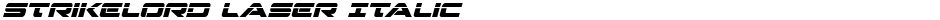 Strikelord Laser ItalicDemo