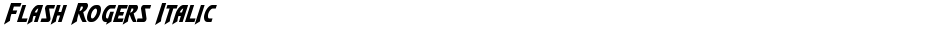 Flash Rogers ItalicDemo