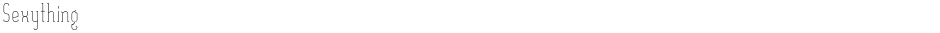 SexythingDemo