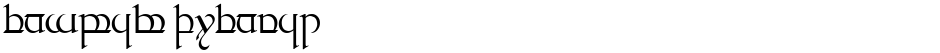 Tengwar Quenya-1Demo