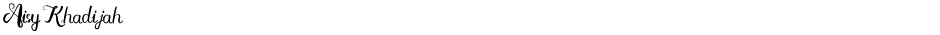 Aisy KhadijahDemo