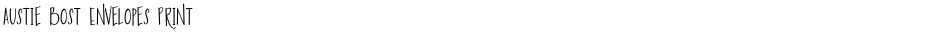 Austie Bost Envelopes PrintDemo
