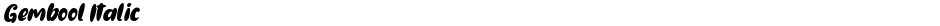 Gembool ItalicDemo