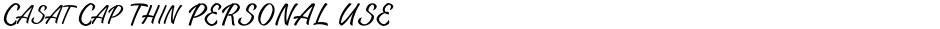 Casat Cap Thin PERSONAL USEDemo