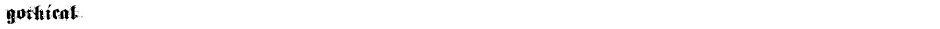 gothicalDemo