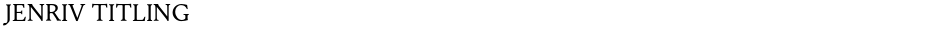 Jenriv TitlingDemo