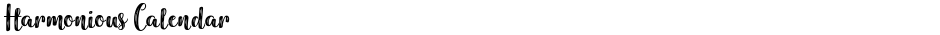 Harmonious CalendarDemo
