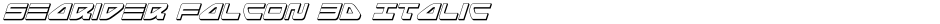 Searider Falcon 3D ItalicDemo