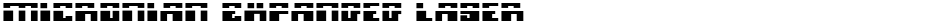 Micronian Expanded LaserDemo