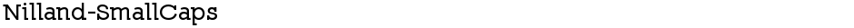 Nilland-SmallCapsDemo
