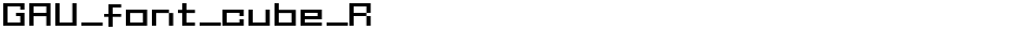 GAU_font_cube_RDemo