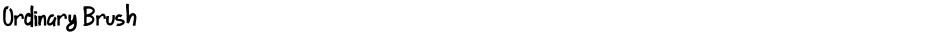 Ordinary BrushDemo