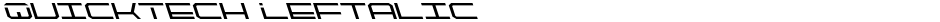 QuickTech LeftalicDemo