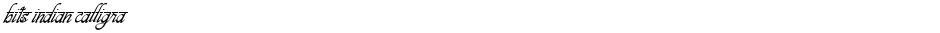 bits indian calligraDemo