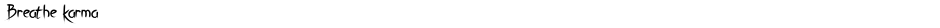 Breathe KarmaDemo