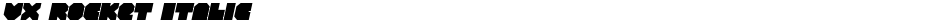 VX Rocket ItalicDemo