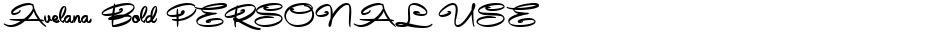 Avelana Bold PERSONAL USEDemo