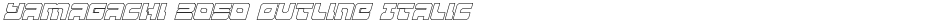 Yamagachi 2050 Outline ItalicDemo