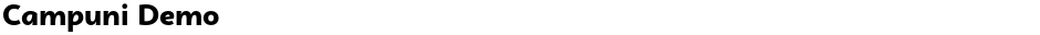 Campuni DemoDemo
