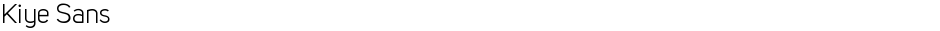 Kiye SansDemo