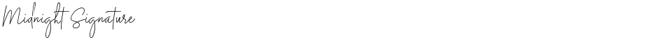 Midnight SignatureDemo