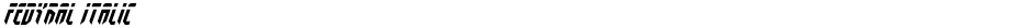 Fedyral ItalicDemo