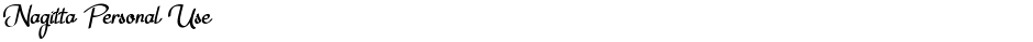 Nagitta Personal UseDemo