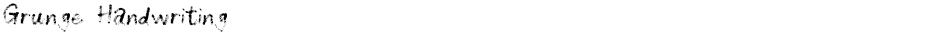Grunge HandwritingDemo