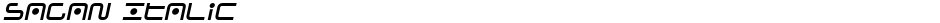Sagan ItalicDemo
