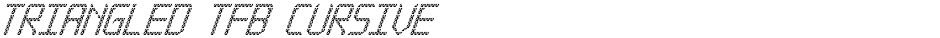Triangled tfb cursiveDemo