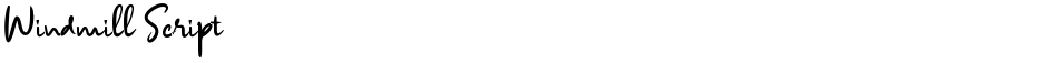 Windmill ScriptDemo