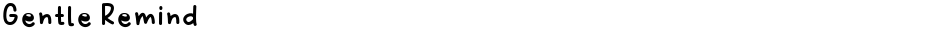 Gentle RemindDemo