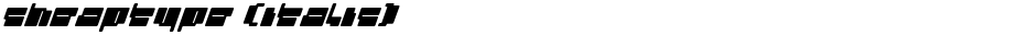 cheaptype (italic)Demo