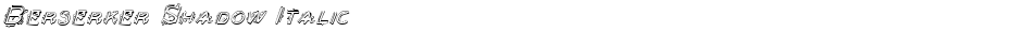 Berserker Shadow ItalicDemo